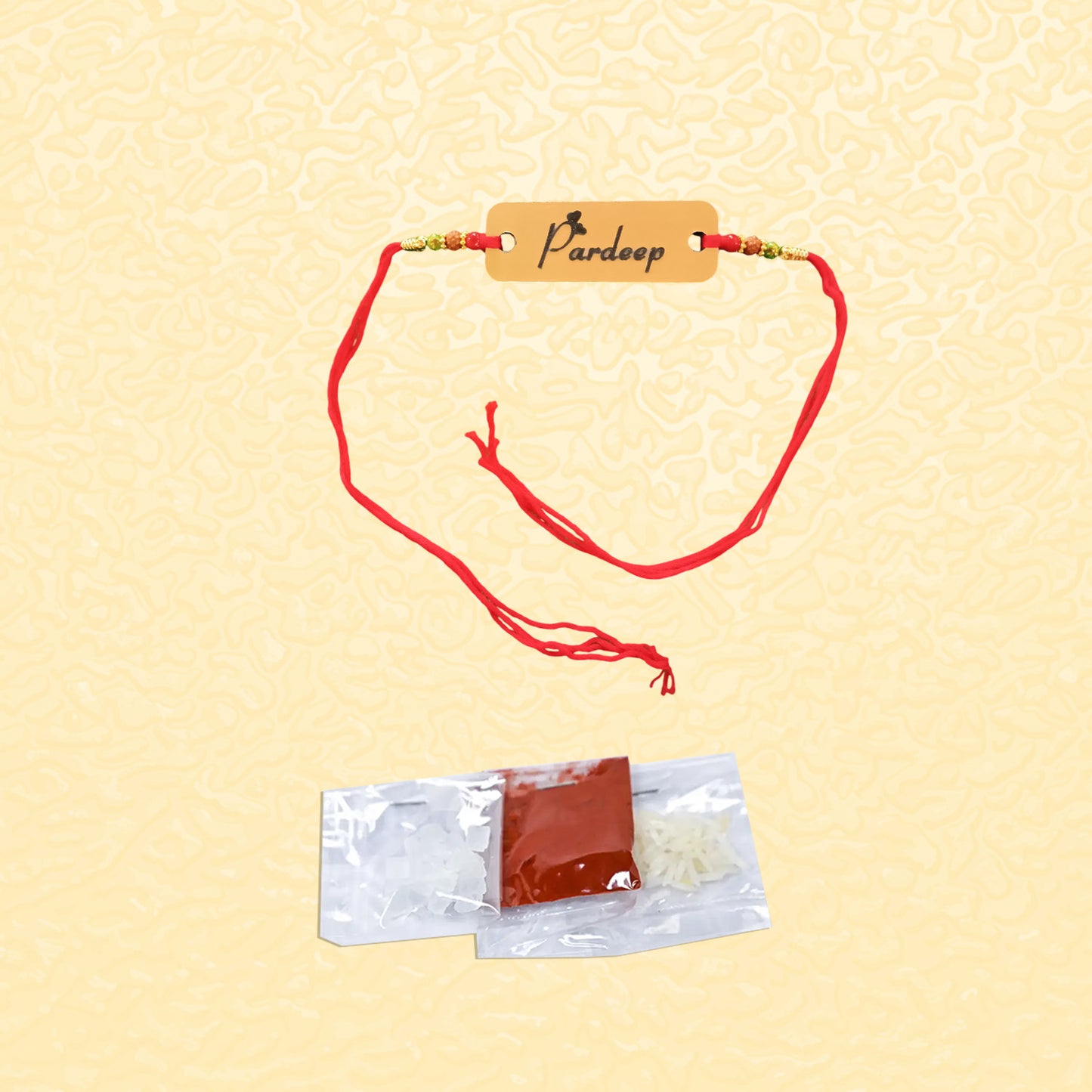 Yellow Rakhi Theme Spotify Frame