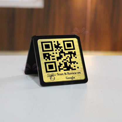 Single Rose Gold Acrylic QR Stand - OSMLY