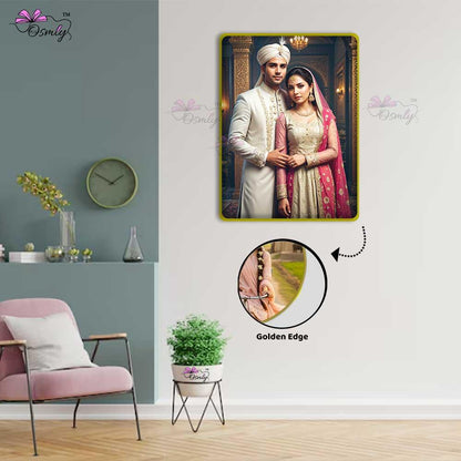 Gold Border Acrylic UV Frame - OSMLY