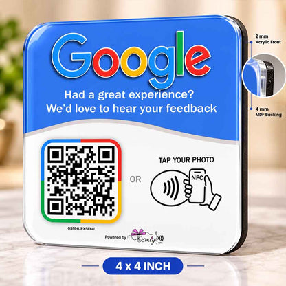 Google Review QR NFC Sticker