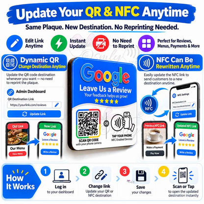 Google Review QR NFC Sticker