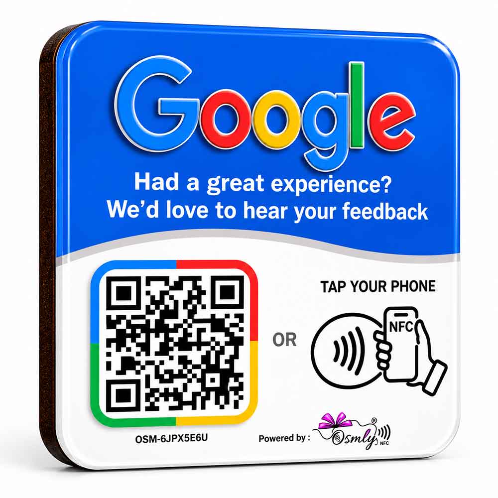 Google Review QR NFC Sticker