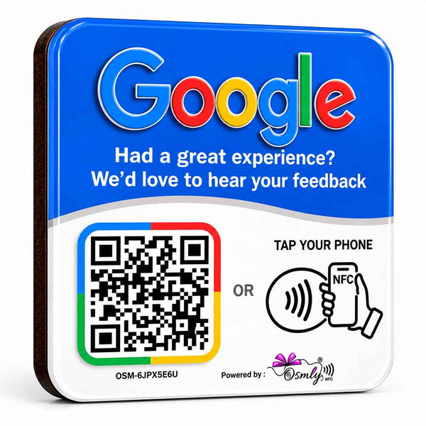 Google Review QR NFC Sticker