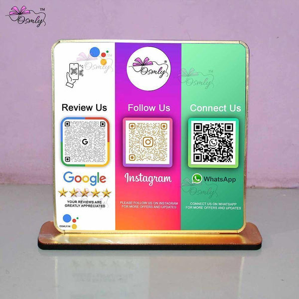 Google Instagram Whatsapp QR - OSMLY