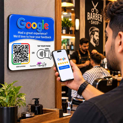 Google Review QR NFC Sticker