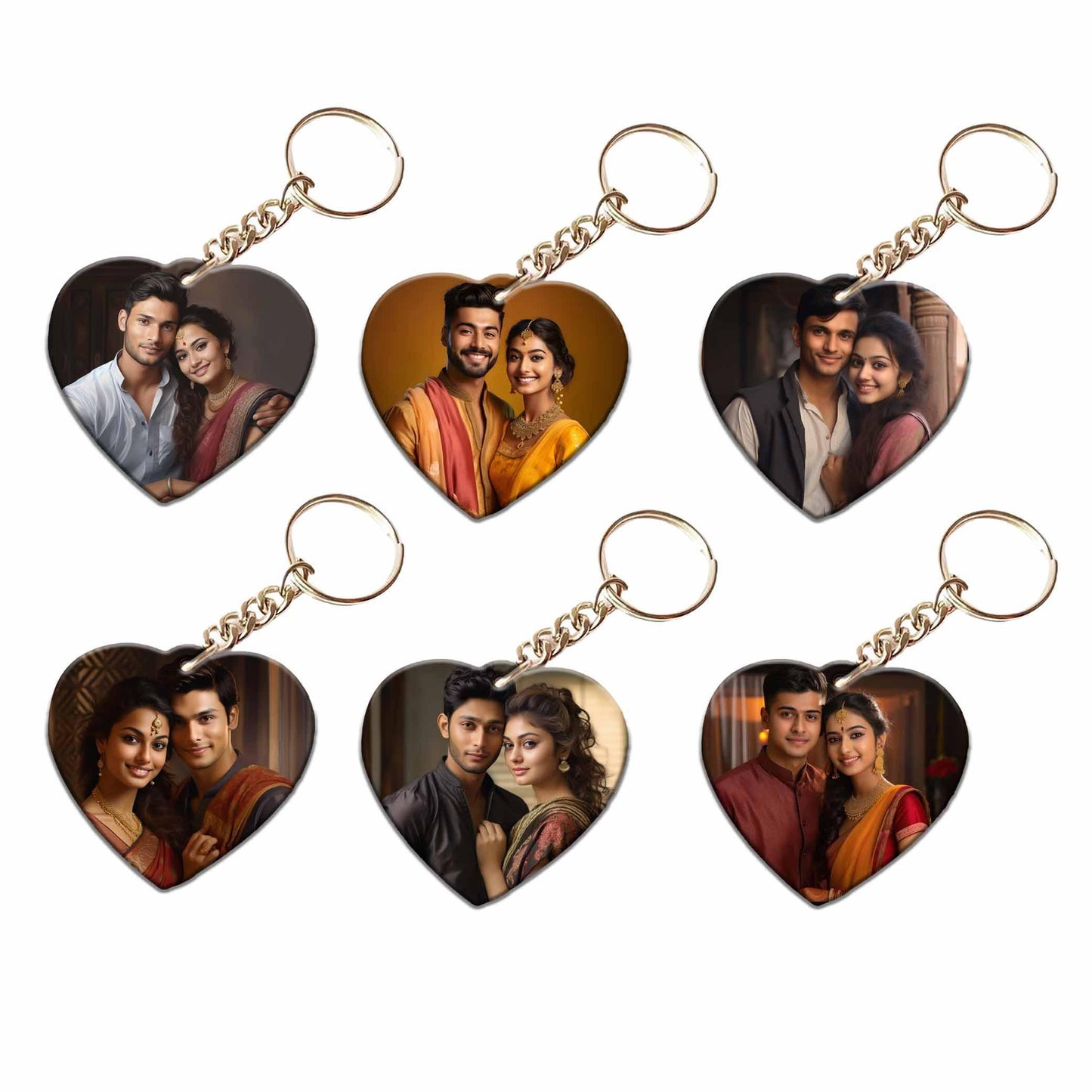 Heart Shape Acrylic Keychain