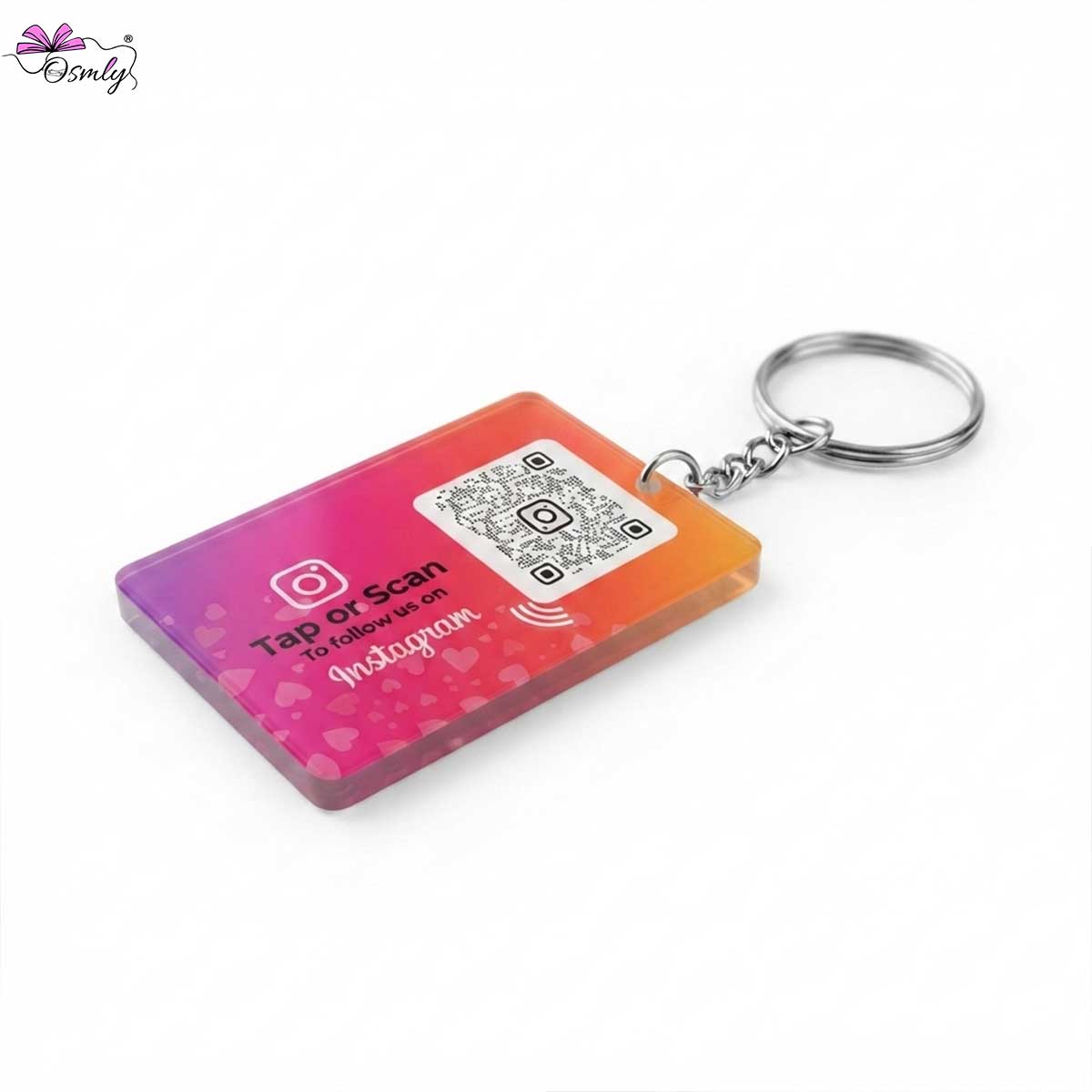 Instagram NFC QR Keychain