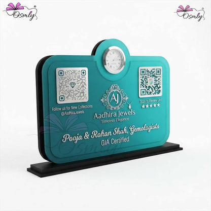 JewelryStoreQRStandblue - OSMLY