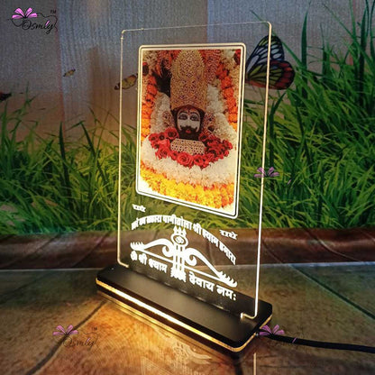 OSMLY Khatu Shyam Ji Light Lamp from OSMLY Acrylic LED Lamp