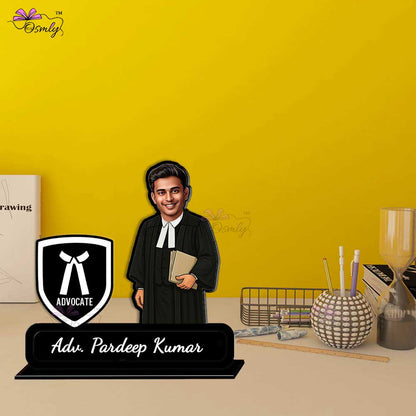 Lawyer & Judge Caricature