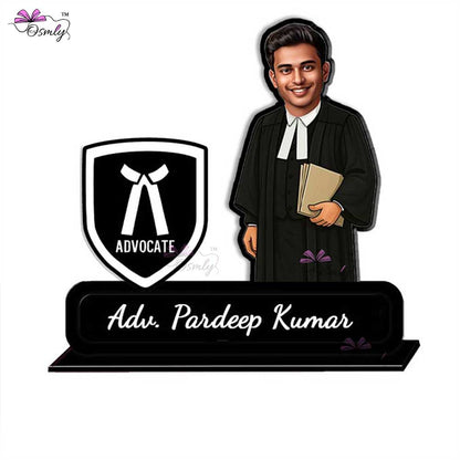 Lawyer & Judge Caricature