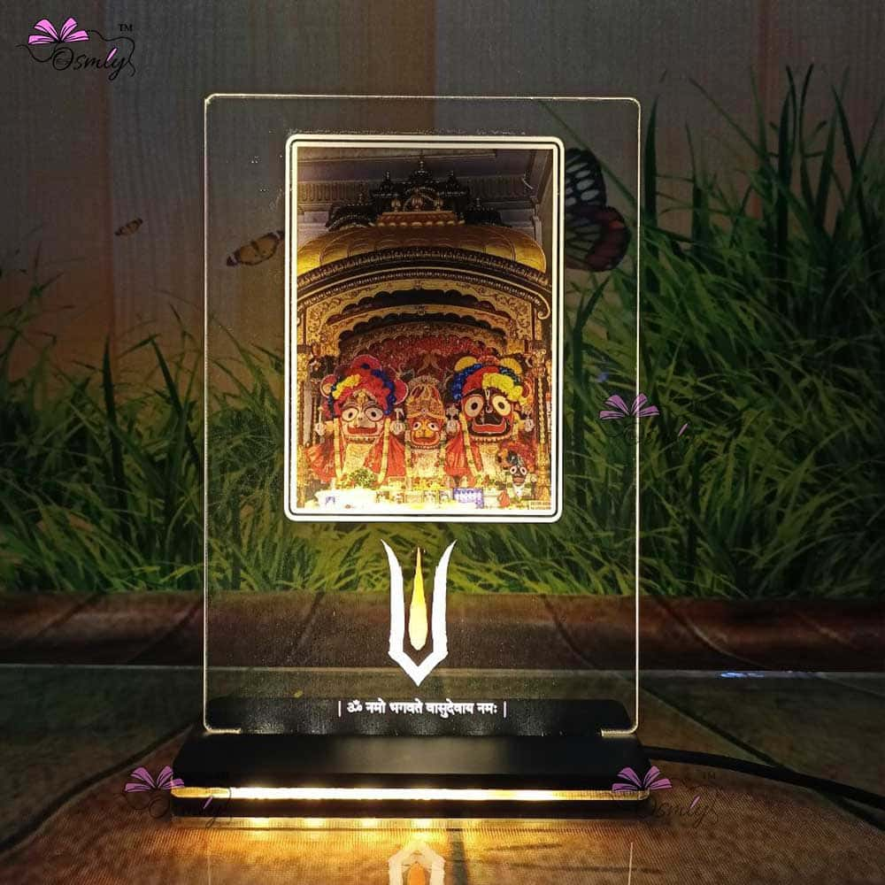 OSMLY Lord Jagannath LED Lamp from OSMLY Acrylic LED Lamp