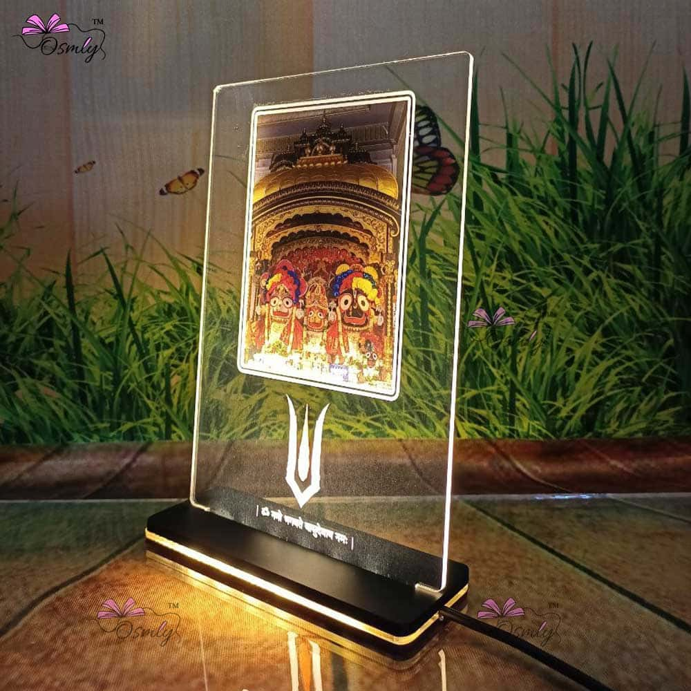 OSMLY Lord Jagannath LED Lamp from OSMLY Acrylic LED Lamp