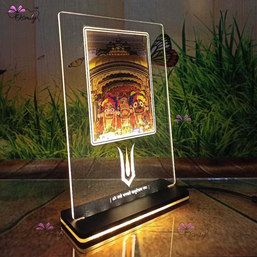 OSMLY Lord Jagannath LED Lamp from OSMLY Acrylic LED Lamp