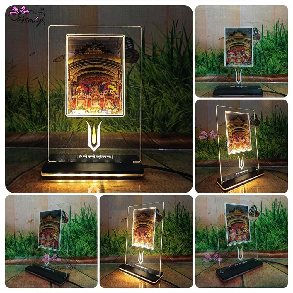 OSMLY Lord Jagannath LED Lamp from OSMLY Acrylic LED Lamp