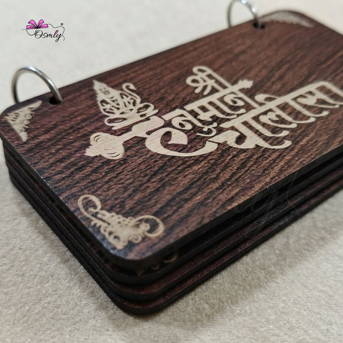 Wooden Hanuman Chalisa