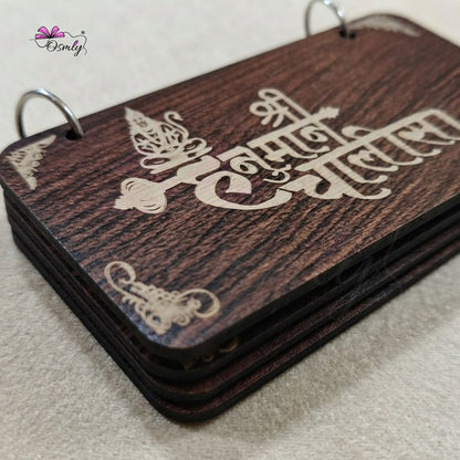Wooden Hanuman Chalisa