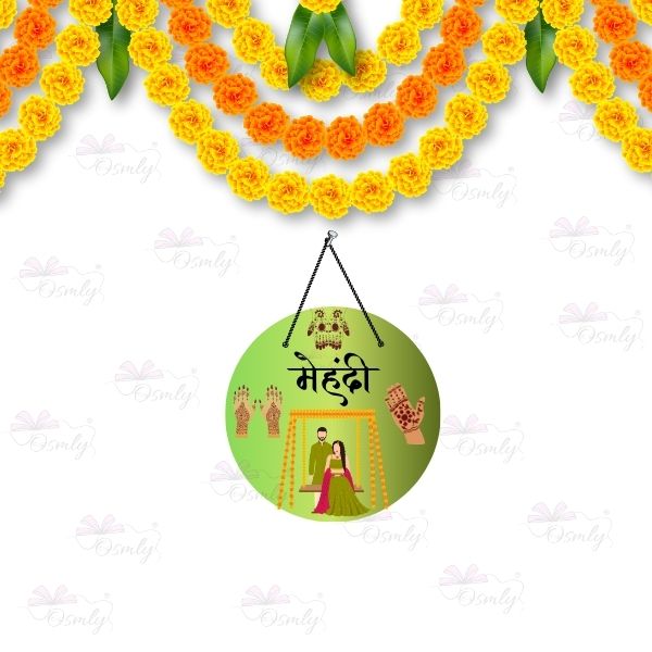 Personalised Mehendi Hanging