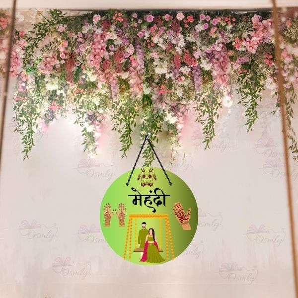 Personalised Mehendi Hanging