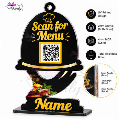 Menu QR Stand