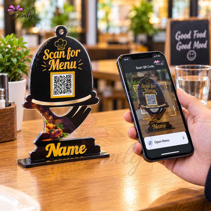 Menu QR Stand