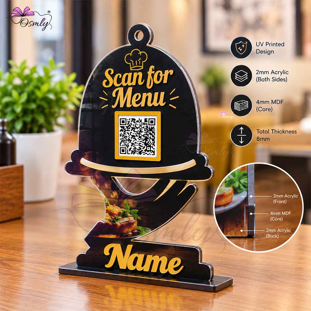 Menu QR Stand