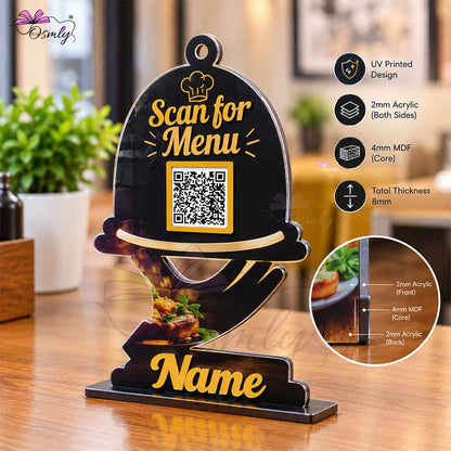 Menu QR Stand