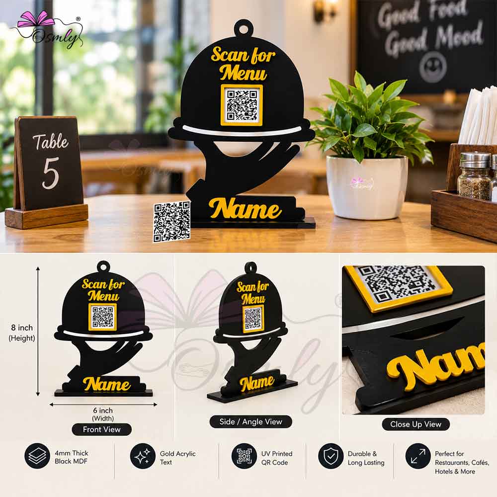 Menu QR Stand
