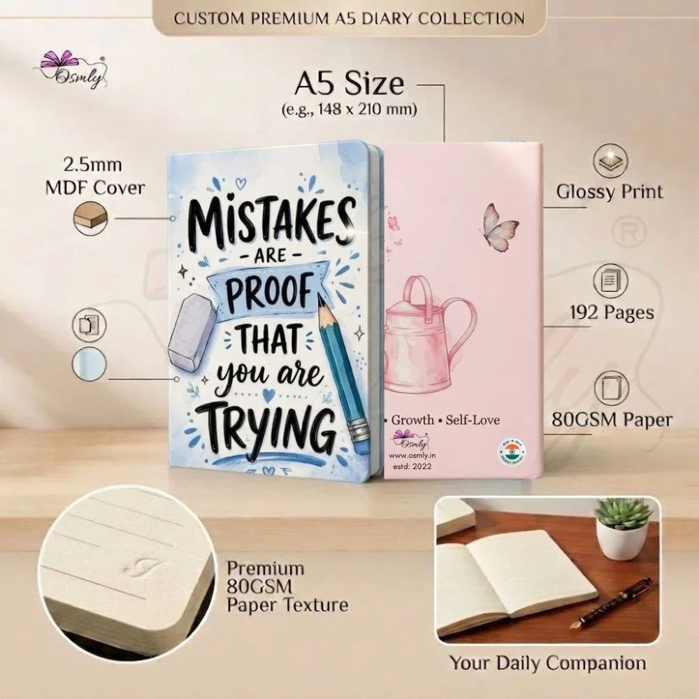 Motivational A5 Daily Journal