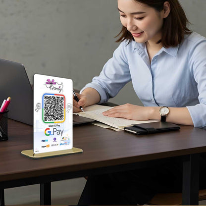NFC Enabled Gpay QR Stands