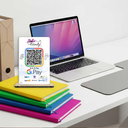 NFC Enabled Gpay QR Stands
