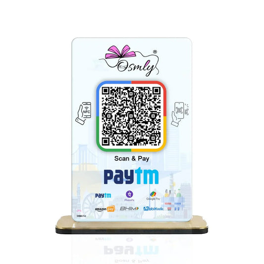 NFC-enabled Paytm QR stands