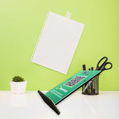 NFC-enabled WhatsApp QR stands