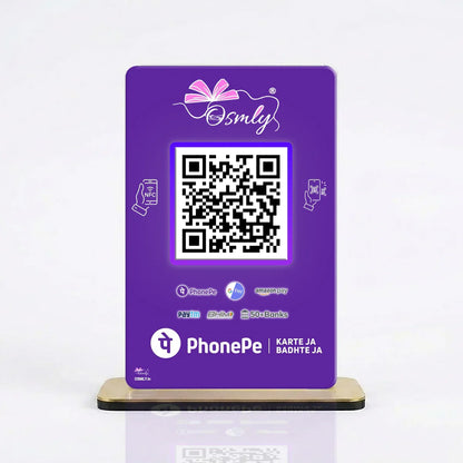 NFC Enabled PhonePe QR Stand