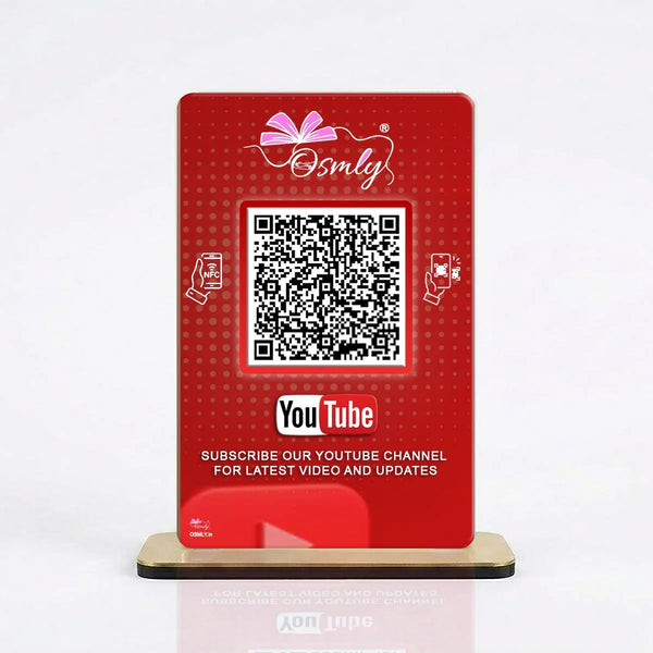 NFC Enabled YouTube QR Stand