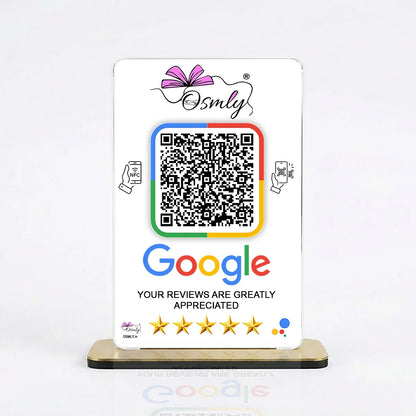 NFCGoogleReviewQRStand