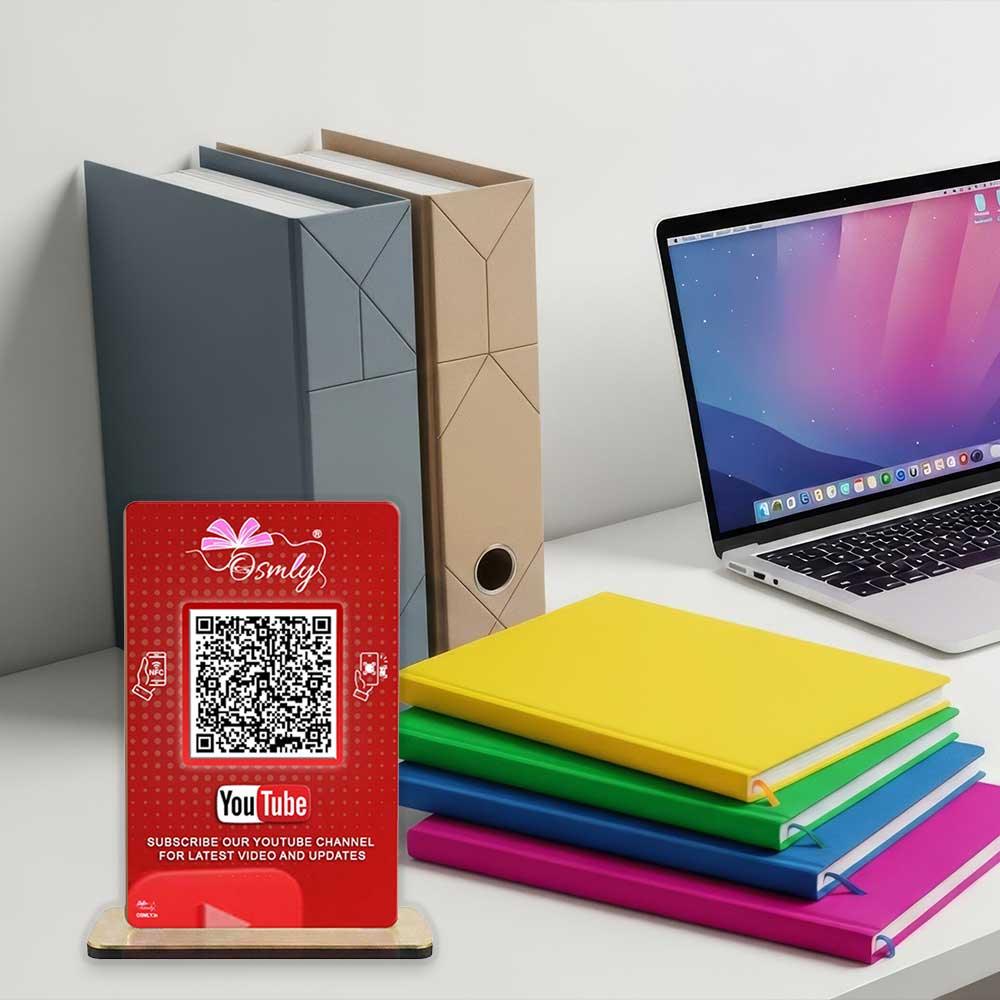 NFC Enabled YouTube QR Stand