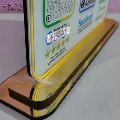 Optical Store QR Stand