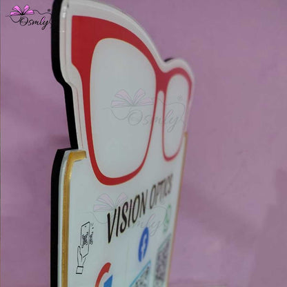 Optical Store QR Stand