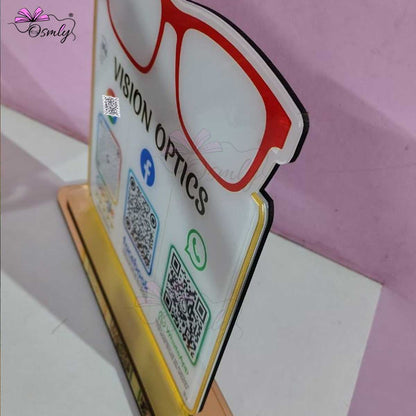 Optical Store QR Stand
