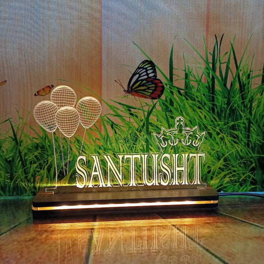 OSMLY 3D illusion Name Standee LED Lamp from OSMLY Acrylic LED Lamp