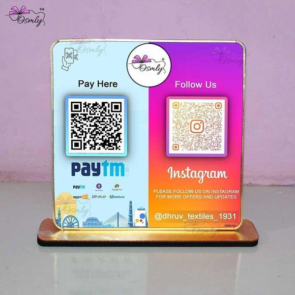 Paytm Instagram QR Stand - OSMLY