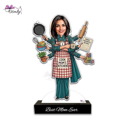 Personalised Multitasking Mom Caricature