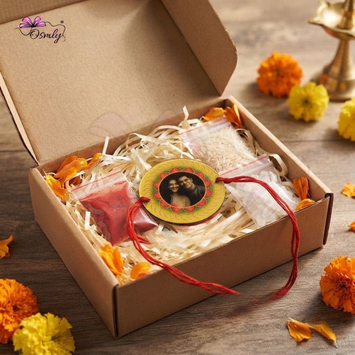 Personalized Acrylic Rakhi Kit