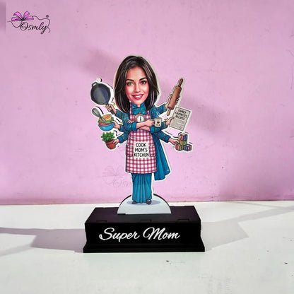 Personalised Multitasking Mom Caricature