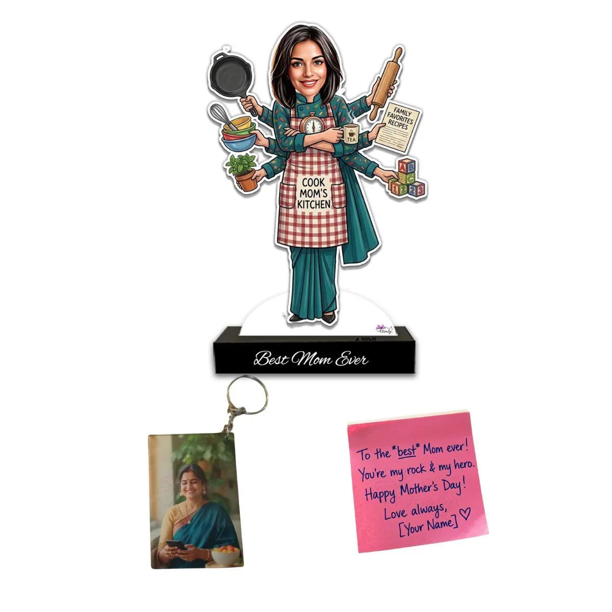 Personalised Multitasking Mom Caricature