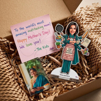 Personalised Multitasking Mom Caricature