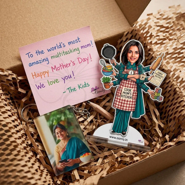 Personalised Multitasking Mom Caricature