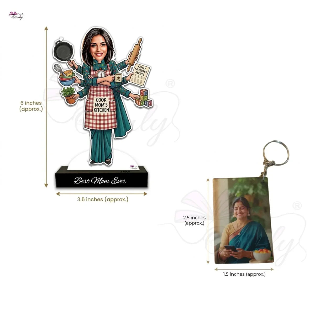 Personalised Multitasking Mom Caricature