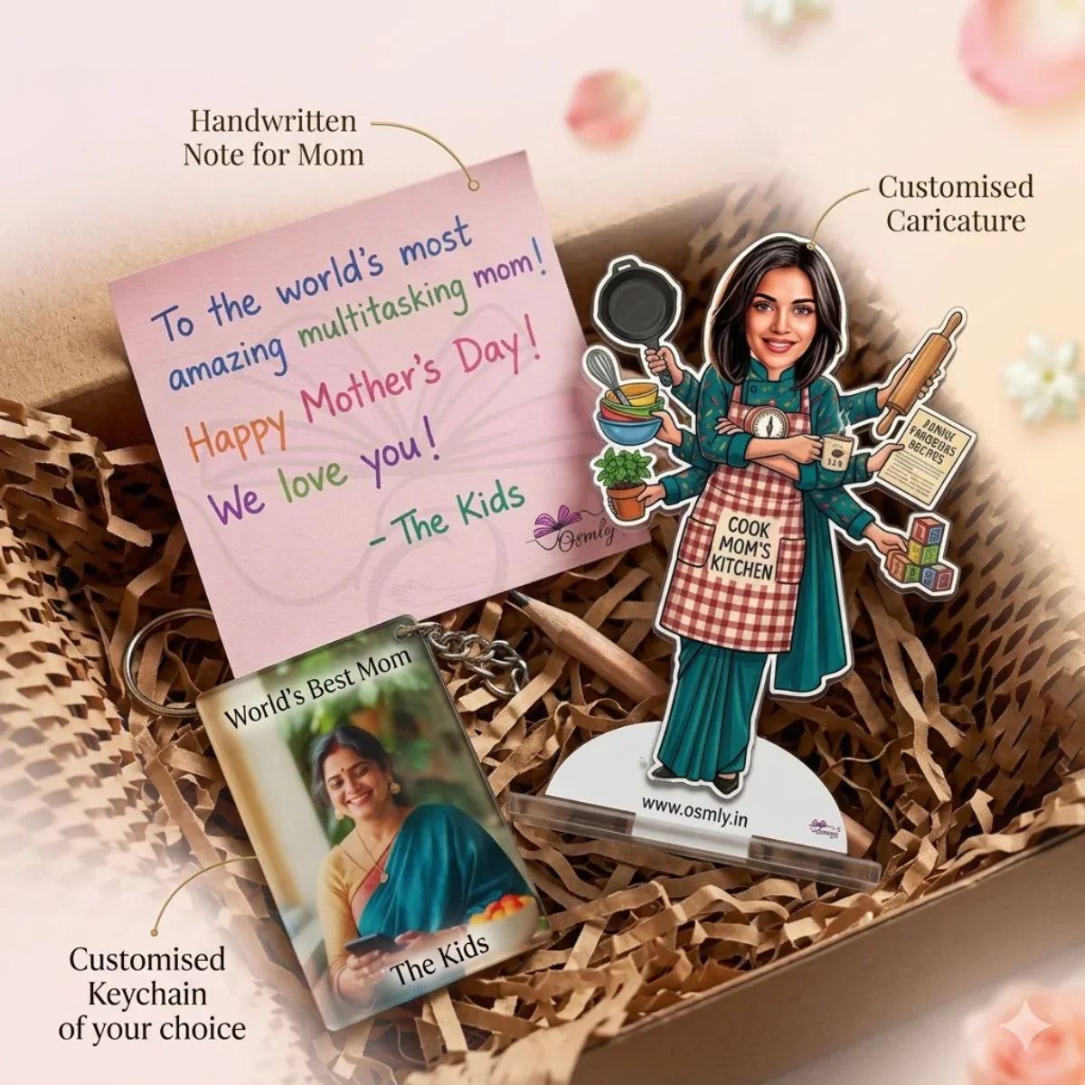 Personalised Multitasking Mom Caricature